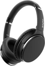 Srhythm NC25 Active Noise Cancelling Headphones Bluetooth 5.3, ANC Stereo Headset Over-Ear with Hi-Fi,Mic,50H Playtime,Voice Assistant,Low Latency Game Mode