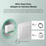 SONOFF MINIR4M Matter Smart Switch, 2 Way Smart Switch, WiFi Wall Switch, Support Matter Protocol, Voice Control 4 Piece Compatible with Alexa/Google Home/Home Assistant, 2400W/10A - 4 PCS - Image 6