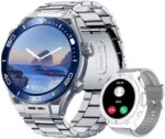 CY01 5G Smart Watch/Fitness Tracker, Heart Rate & Blood Pressure Monitor, GPS, Waterproof, Sleep Tracker, Touch Screen, Call & Message Alerts, Long Battery, iOS & Android Compatible