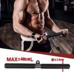 Funito Fitness LAT and Lift Pulley System, Dual Cable Machine(1.8M And 2.3M) with Upgraded Loading Pin for Triceps Pull Down, Biceps Curl, Back, Forearm, Shoulder-Home Gym Equipment - Image 6
