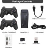 Mr.Twinklelight Newest Wireless Retro Game Console Stick, 4K HDMI Output & Dual 2.4G Wireless Controllers with 20000+ Games, Plug & Play Video Game Console,Ideal Gift for Gamers of All Age (64GB) - Image 3