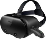 3D VR Headset for iPhone & Android, Adjustable Virtual Reality Glasses with Controller, Compatible with 5.0"-7.0" Phones, HD Anti-Blue Lenses, Comfortable PU Leather - Ideal for Movies & Mobile Games