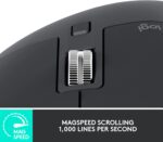 Logitech MX Master 3S - Wireless Performance Mouse with Ultra-fast Scrolling, Ergo, 8K DPI, Track on Glass, Quiet Clicks, USB-C, Bluetooth, Windows, Linux, Chrome - Graphite - Image 4