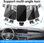 LUNQIN Car Phone Holder for Infiniti QX60 2022 2023 2024 2025 SUV Auto Interior Accessories Best Cell Phones Mount Cellphone Mobile Cradle Charging Navigation Bracket Air Vent Screen Stand Accessory - Image 5