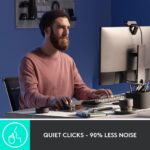 Logitech MX Master 3S - Wireless Performance Mouse with Ultra-fast Scrolling, Ergo, 8K DPI, Track on Glass, Quiet Clicks, USB-C, Bluetooth, Windows, Linux, Chrome - Graphite - Image 3
