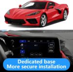 Car Phone Holder Center Console Organizer Tray for Chevrolet Chevy Corvette 2020 2021 2022 2023 2024 2025 C8 Auto Interior Accessories Best Cell Phones Mount Dashboard Mobile CellPhone Screen Stand - Image 4
