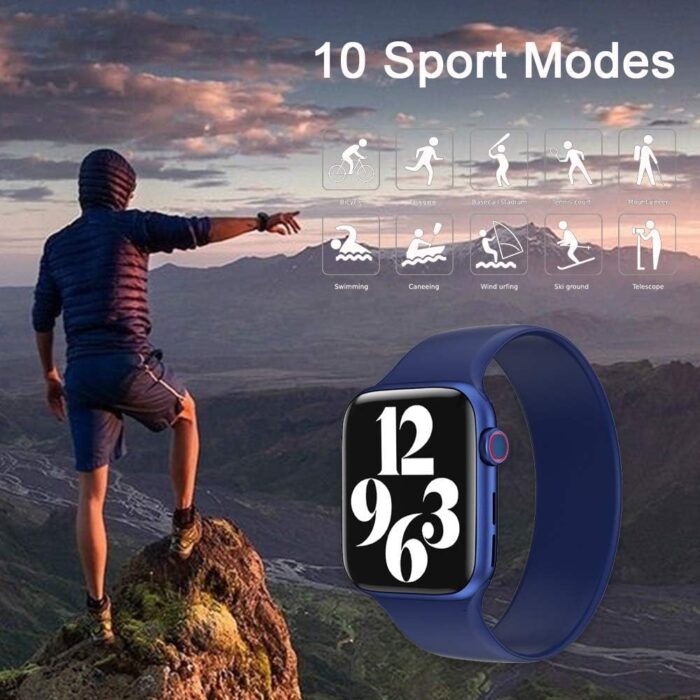 Series 10 Smartwatch Boys, Girls, Teens Men and Women Ultra HD Display, Bluetooth Call AI Voice Assistant Fitness Tracker Heart Rate Monitor, IP67 Waterproof Multi-Functional for Android & iOS (Black) - Image 4