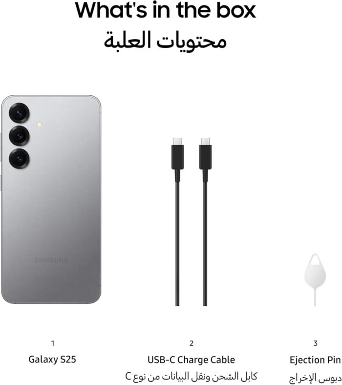 Samsung Galaxy S25 AI Phone, 256GB Storage, 12GB RAM, Silver Shadow, Android Smartphone, 50MP Camera, Long Battery Life (UAE Version) - Image 10