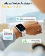 Fitpolo Smart Watch for Men Women with Bluetooth Call, Alexa Built-in 1.8" Blood Oxygen Heart Rate Sleep Fitness Watch, 105+ Sports Modes Smartwatch, Activity Tracker for Android iOS Phone - Image 2