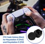 FPS Freek Galaxy Black for PlayStation 4 (PS4) and PlayStation 5 (PS5) Performance Thumbsticks, Compatible Controller Grip Performance, Galaxy Themed Thumbstick Covers (1 High-Rise, 1 Mid-Rise, Black) - Image 6