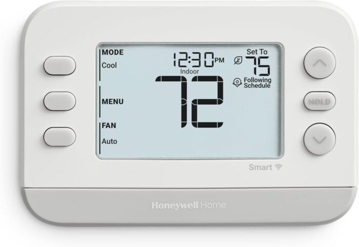 New! Honeywell Home Smart Thermostat, Conventional/Heat Pump Compatibility, WiFi Thermostat for Home, X2S, Gray