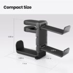 PAIFIEVD 3-in-1 Headphone Stand Holder,Headset Holder with Adjustable Clamp& Rotating Arm,Universal PC Gaming Accessory Headset Stand - Image 7