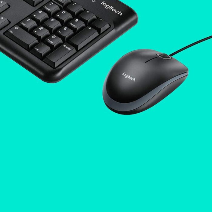 Logitech 920002565 MK120 Wired Desktop Set, Keyboard/Mouse, - Image 5