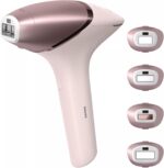 PHILIPS Lumea IPL Epilator with 4 attachments for Face, Body, Underarm and Bikini, Cordless, Model: BRI958/60, Rose Gold