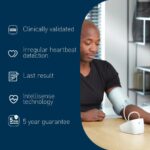 OMRON M2 Basic Automatic Blood Pressure Monitor Upper Arm, Clinically Validated Home BP Machine, Compatible with Small Kids to Adults Large Cuffs Size 17-42 cm, Cuff Wrapping Guide 5 Year Guarantee - Image 4