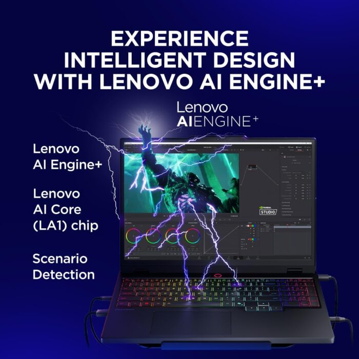 Lenovo Legion 5 15IRX10 AI Gaming Laptop, 15.3" WUXGA 165Hz, Intel Core i7-13650HX, 24GB RAM, 1TB SSD, RTX 5060 8GB GDDR7, BACKLIT EN-ARB KB, Win11, Eclipse Black [83LY0032AX] + 2Y Premium Care - Image 5