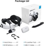 BOBOVR S3 Pro Super Strap VR Accessories Compatible with Meta Quest 3, 2 IN 1Headstrap and Head air Conditioning, 10000mah Hot-Swappable Battery Pack Fit For Oculus Quest3 - Image 8