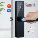 KASTWAVE Smart Lock Fingerprint Door Lock Keypad Door Lock with Handle Fingerprint Electronic Deadbolt Smart Door Lock Compatible with Tuya APP - Image 3