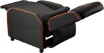 Cougar Ranger One Gaming Sofa, Breathable Woven Fabric, Side Storage Pocket, Headrest & Lumbar Pillow, Adjustable Design, Up To 150 Kg Capacity - Black & Orange - Image 3
