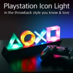 PATHEA Paladone Playstation Icons Light with 3 Light Modes - Music Reactive Game Room Lighting (PS4), Multi-Colour - Image 3