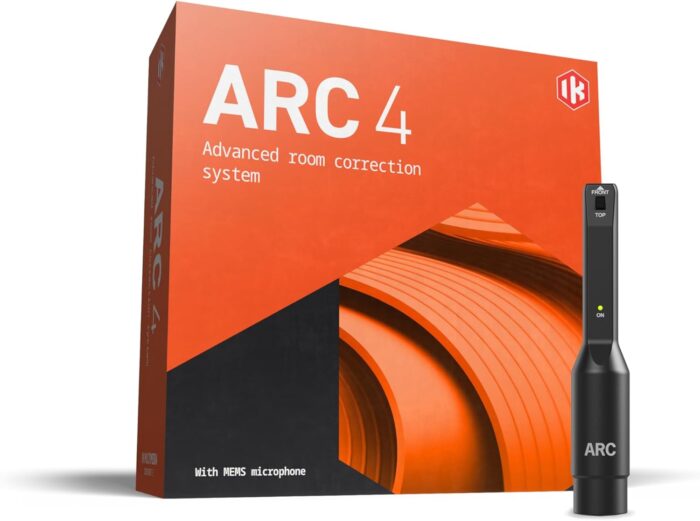 IK Multimedia ARC 4. Advanced room correction software plug-in and measurement microphone