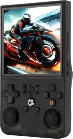 Retro Gaming Console, Handheld Game Console 720x720 4 Inch Screen, Retro Video Game Console 4000mAh Rechargeable Portable for (128GB)