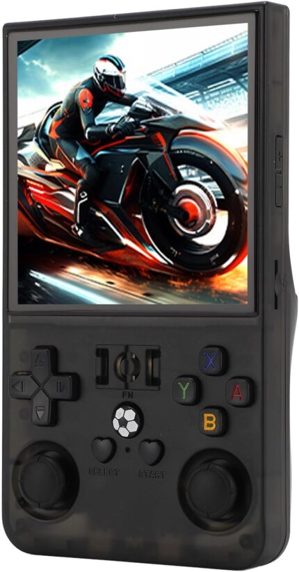 Retro Gaming Console, Handheld Game Console 720×720 4 Inch Screen, Retro Video Game Console 4000mAh Rechargeable Portable for (128GB)