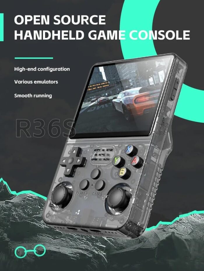 Yo R36S Retro Handheld Video Game Console Linux System 3.5 Inch IPS Screen Mini Video Player 128GB with 20 000 Pre Installed Games - Anaqa - Image 4