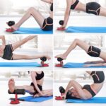 Adjustable Sit Up Bar, Sit-up Floor Bar Self-Suction with 3 Gear Positions Abdominal Muscle Training Body Stretching Fitness Equipment for Home Work Travel - Image 2