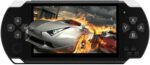 SKEIDO X6 Handheld Game Console 4.3 inch 8G Easy Operation screen MP3 MP4 MP5 Game player support for psp game camera video e-book (Black)