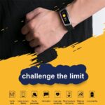 Fitness Tracker with 24/7 Heart Rate Sleep Blood Oxygen Monitor, IP67 Waterproof Smart Watch, 0.96'' Touch Color Screen, Step Counter Health Activity Trackers for Women Men (Black) - Image 6