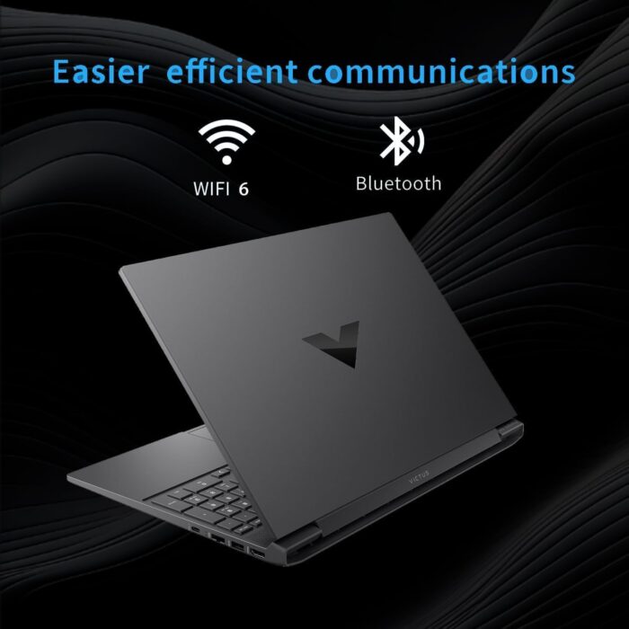 HP Victus 144Hz 15.6" FHD Gaming Laptop, AMD Ryzen 5 7535HS Processor, Radeon RX 6550M, 8GB RAM 512GB SSD, Backlit Keyboard, Windows 11 Pro, Mica Silver - Image 7