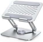 UGREEN iPad Stand 360° Rotation Stable Dual Rod Adjustable Tablet Stand for Desk Tablet Holder Mobile Phone Holder Compatible with iPad Pro/Air Galaxy Tab/iPhone 16, S25 Ultra, All 4-13'' Devices - Image 9