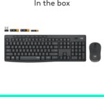 Logitech MK295 Wireless Mouse & Keyboard Combo with SilentTouch Technology, Full Numpad, Advanced Optical Tracking, Lag-Free Wireless, 90% Less Noise - Graphite - Image 10