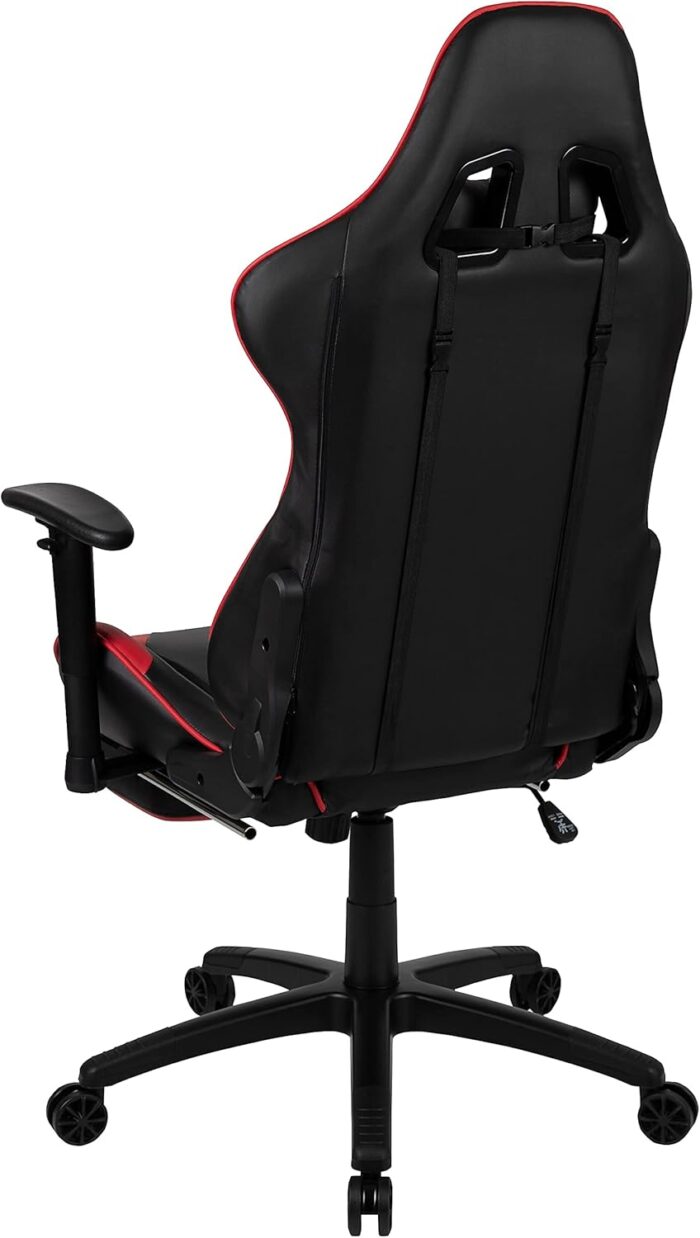 Flash Furniture X30 Gaming Chair Racing Office Ergonomic Computer Chair with Fully Reclining Back and Slide-Out Footrest in Red LeatherSoft - Image 6