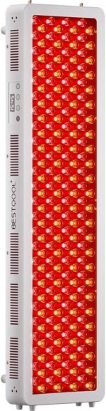 BestQool Red Light Therapy Device for Body, Face. 4 Wavelengths Full Body Near Infrared Light Therapy, Dual Chip 200 Clinical Grade LEDs, High Power Panel for Recovery, Skin Health, Pain. 340W.