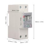Cryfokt WiFi Smart Circuit Breaker, AC85-300V Multiple Protections Intuitive WiFi Remote Control Smart Energy Meter Switch 63A Real-time Display Smart Home - Image 7