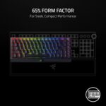Razer BlackWidow V3 Mini HyperSpeed - Phantom Edition, 65% Wireless Mechanical Gaming Keyboard, Yellow Mechanical Switches, RGB customizable backlighting, Doubleshot ABS keycaps, US Layout - Black - Image 2