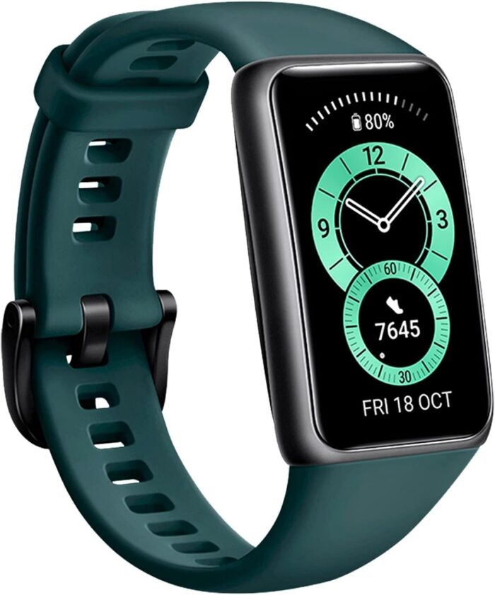 Huawei Band 6, All-Day Spo2 Monitoring, 1.47" Fullview Display, 2-Week Battery Life, Fast Charging, Heart Rate Monitoring, Sleep Tracking, 96 Workout Modes, Message Reminder - Forest Green - Image 3