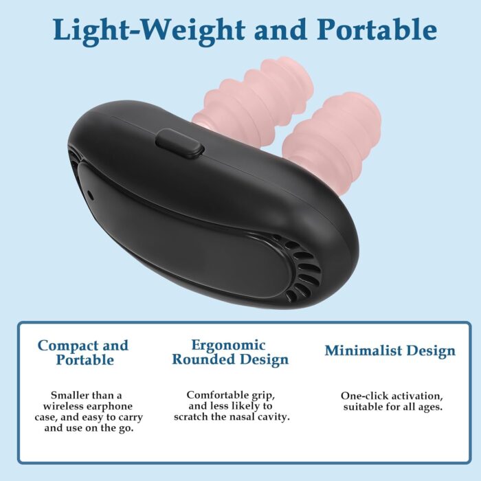 Red Light Nasal Therapy Device, Portable RespiRelief Red Light Therapy Instrument for Nose, Respi-Relief Nasal Soothing Device - Image 5