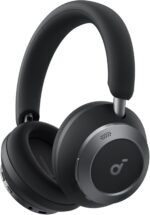 soundcore Space One Pro by Anker, Adaptive Active Noise Cancelling Headphones, Super Foldable Design, 60H Lossless Audio, Ultra-Fast Charging, Hi-Res Wireless Audio with LDAC, Comfortable Fit