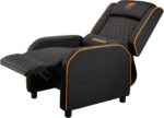 Cougar Ranger One Gaming Sofa, Breathable Woven Fabric, Side Storage Pocket, Headrest & Lumbar Pillow, Adjustable Design, Up To 150 Kg Capacity - Black & Orange - Image 10