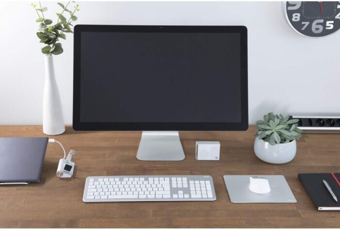 Hama D3182676 KMW-700 Gulf Wireless Keyboard and Mouse Set, Silver/White - Image 6