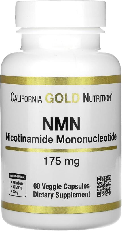 California Gold Nutrition, NMN, 175 mg, 60 Veggie Capsules