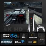 4K Retro M5 Video Game Console with 20,000+ Games – TV Box with 64GB/128GB, HDMI, 2 Wireless Controllers, Classic CPS/PS1/GBA Support, Plug & Play Gaming System - Image 2