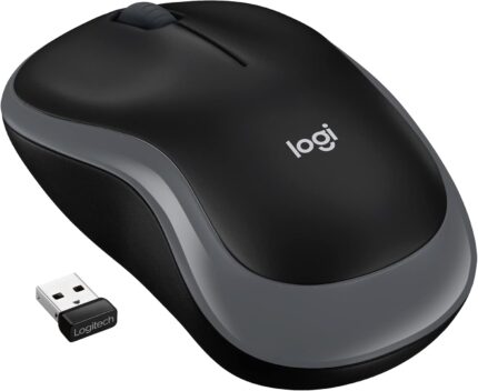 Logitech 910-002235 Logitech M185 Wireless Mouse, Swift Gray ()