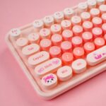 Mofii Wireless Keyboard and Mouse Combo,2.4G USB Multi-Color Cute Full Size Keyboard and Optical Mice Set for Computer Desktop PC Laptop (Pink-Mixed)…… - Image 3
