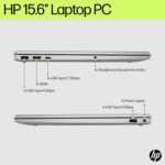 HP Laptop 15-fd0111ne, 15.6" Full HD Display, Intel® Core™ i7-1255U, 16GB RAM, 512GB SSD, Intel® Iris® Xe Graphics, Windows 11 Home, Keyboard English/Arabic, Natural silver [B21RHEA] - Image 4