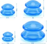 Silicone Cupping Therapy Set, Professional Studio and Home Cupping Set Massage Therapy Cups, Chinese Massage Cups for Cellulite Reduction Cupping Kit, Muscle and Joint Pain Myofascial Cupping Massager - Image 5