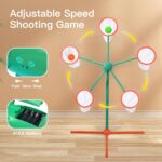 ECVV Shooting Game for Boys Kids 6 7 8 9 10 11 12+ Year Old- Outdoor & Indoor Big Windmill Target for Shooting Target Practice with 2 Toy Gun & 24 Foam Balls - Image 2